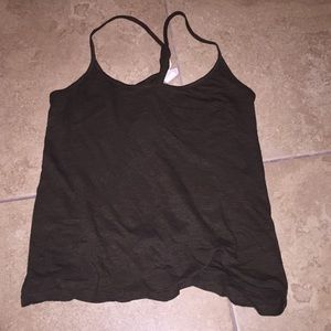 Green Spaghetti Strap Tank Top